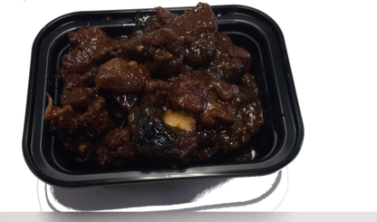 Jollof / village Rice Combo with goat sauce